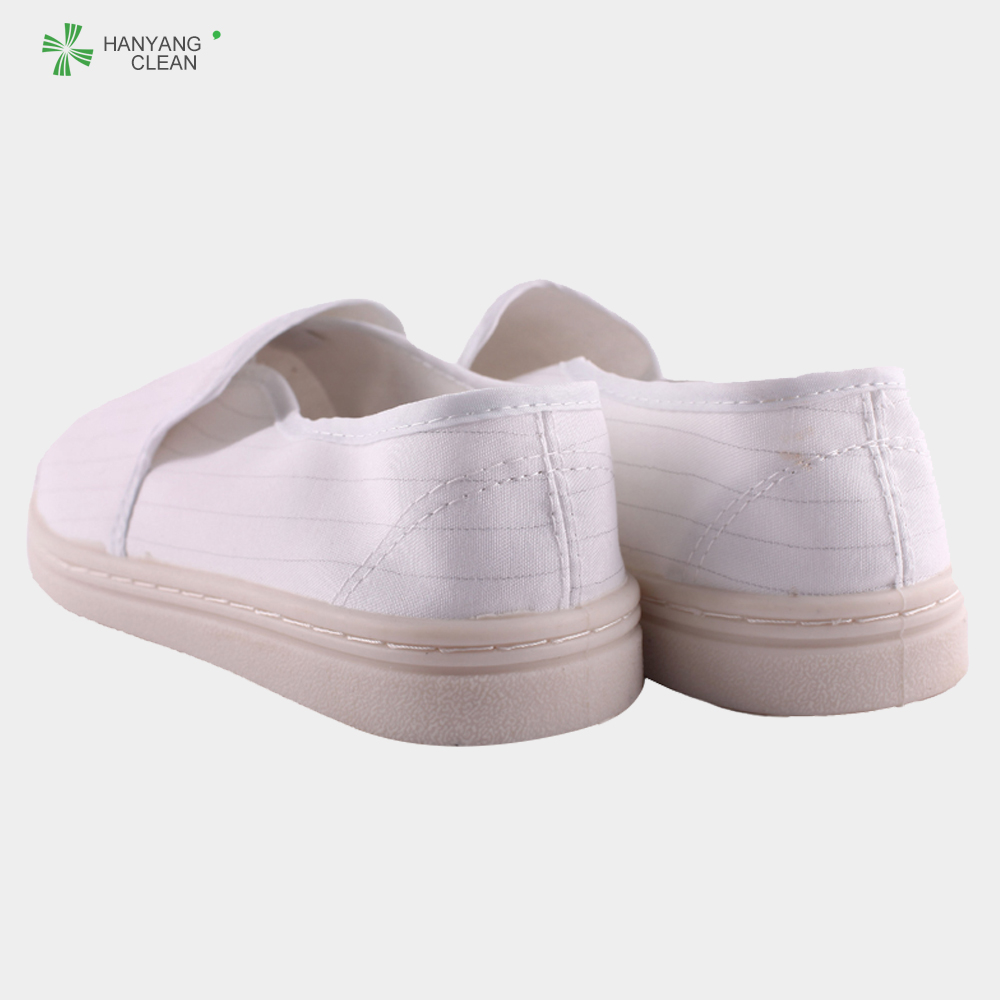 ESD Canvas / Leather Material Anti Static Shoes With Sterilization Of Heat-Resistant