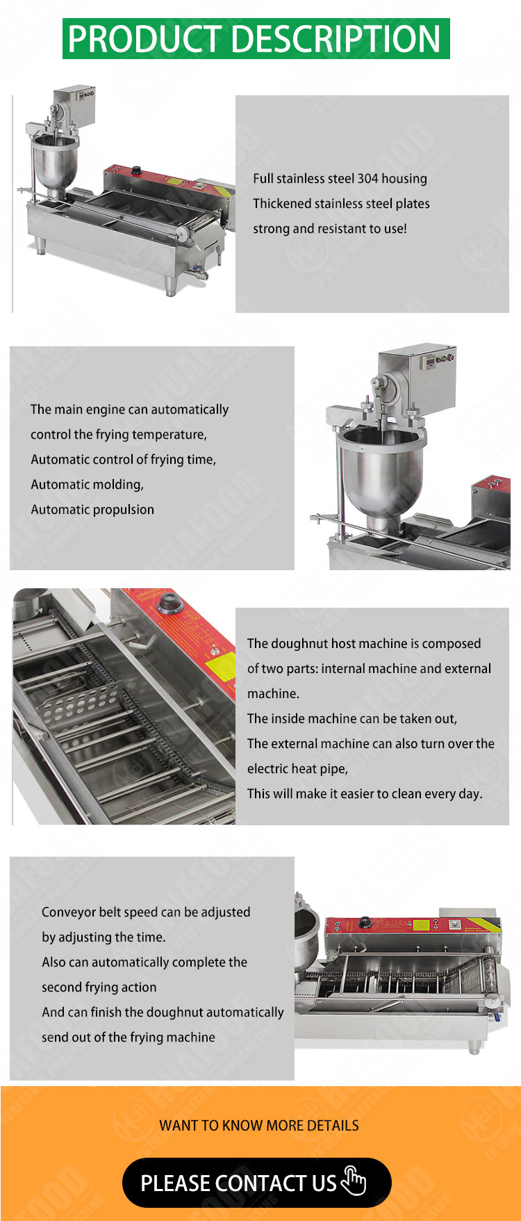 2020 promotional automatic donut making machine