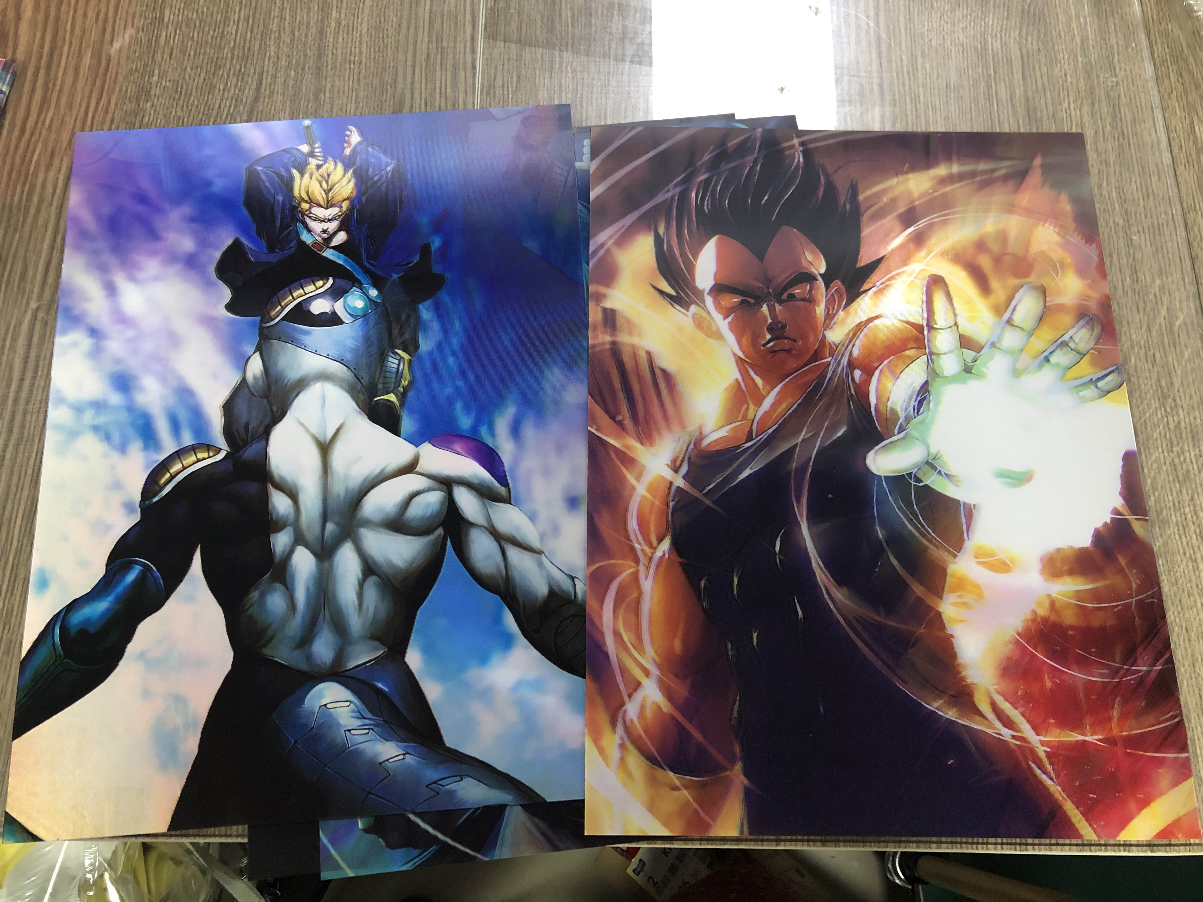 One Piece 3D Lenticular Poster Animation Characters Luffy And Zoro Prints