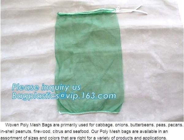 Hot sale 25kg 30kg Raschel knitted mesh produce bags for onions,garlic raschel