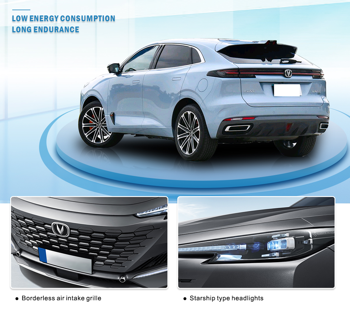 Chang An UNIK 2.0T 2024 EV The Perfect Solution for Your Business All Uni-k Electric Vehicle Pure Electric Car STOCK YES