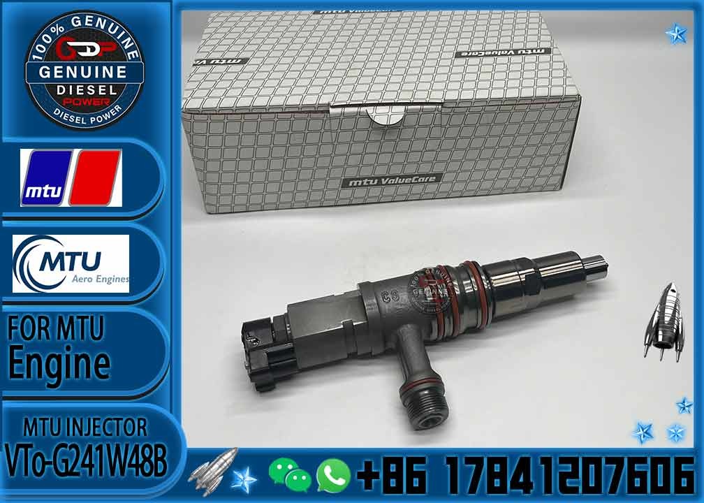 MTU4000.01 Common Rail Diesel Injector RX52407500053 RX52407500043 VTO-G463BD VTO-G241W48B