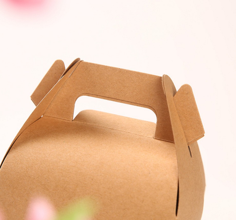 Handmade Paper Sweet Box Eco Friendly Materials With Custom Logo Printing