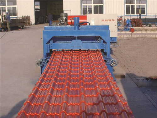 Metal Roof Making Machine/ Bamboo Type Tile Glazing Roll Forming Machine