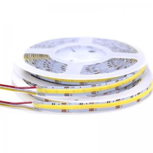 China Turnable PCB Warm LED Strip Lights , 608LED/M Dot Free LED Tape on sale