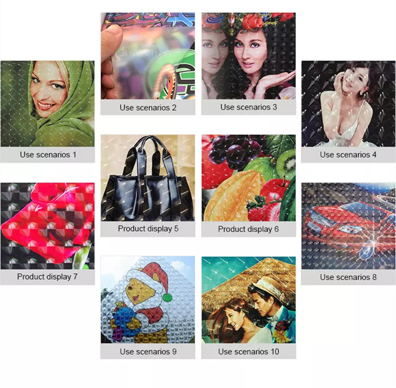 Photo Album PVC High Gloss Cold Laminating Film Transparent Self Adhesive