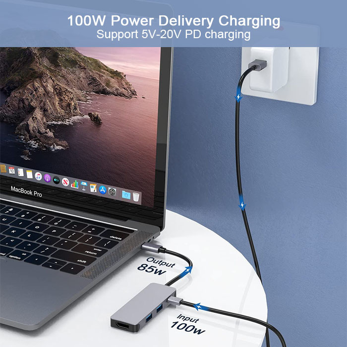 4 In 1 USB C Adapter 4K UHD BGA QFN POP Chips Portable
