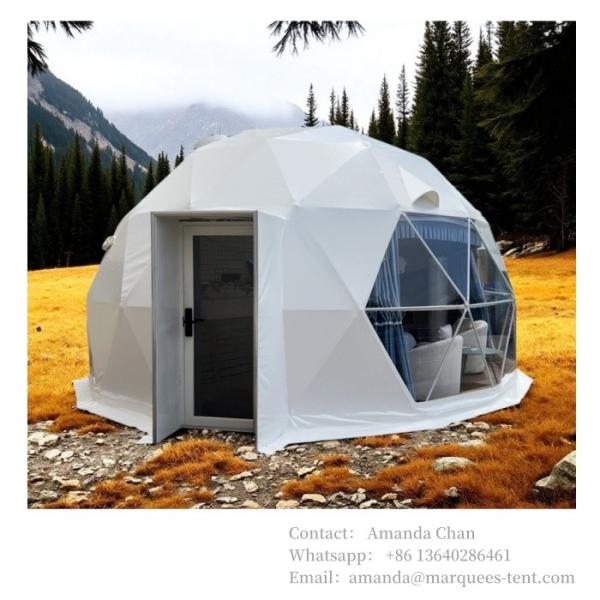 20sqm Waterproof \ Fireproof \ Wind Resistant Safari Glamping Tent Luxury Resort