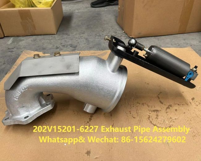 Exhaust Pipe Assembly 202V15201-6227 HOWO Truck Parts Sitrak C7