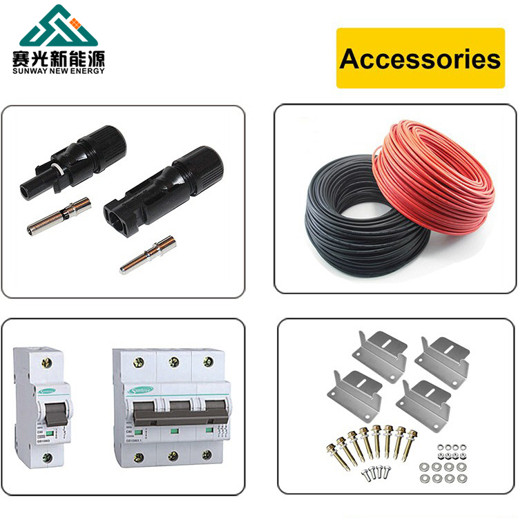 MPPT Controller Solar Electric System Solar Panel System With Lithium Ion Battery