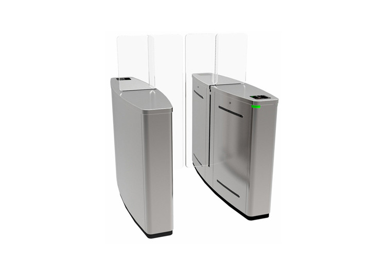 DC24V 0.2S SS304 Acrylic Retract Gate Barrier 30persons/min