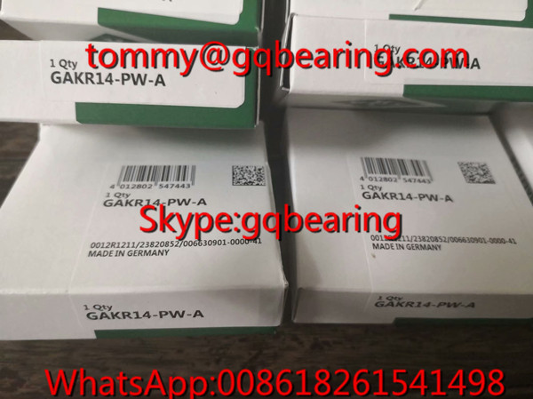 Gcr15 steel Material Germany Origin INA GAKL14-PW-A Rod End Bearing GAKL14- PW- A Spherical Plain Bearing