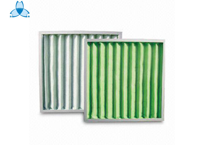 G3 G4 Polyester Synthetic Air Purifier Pre Filter , Fiber Panel Pleated Air Filter System Prefilters