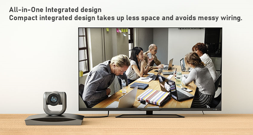 Windows 10x PTZ Camera All-in-One Integrated 1080P ptz video conference camera Broadcast Camera