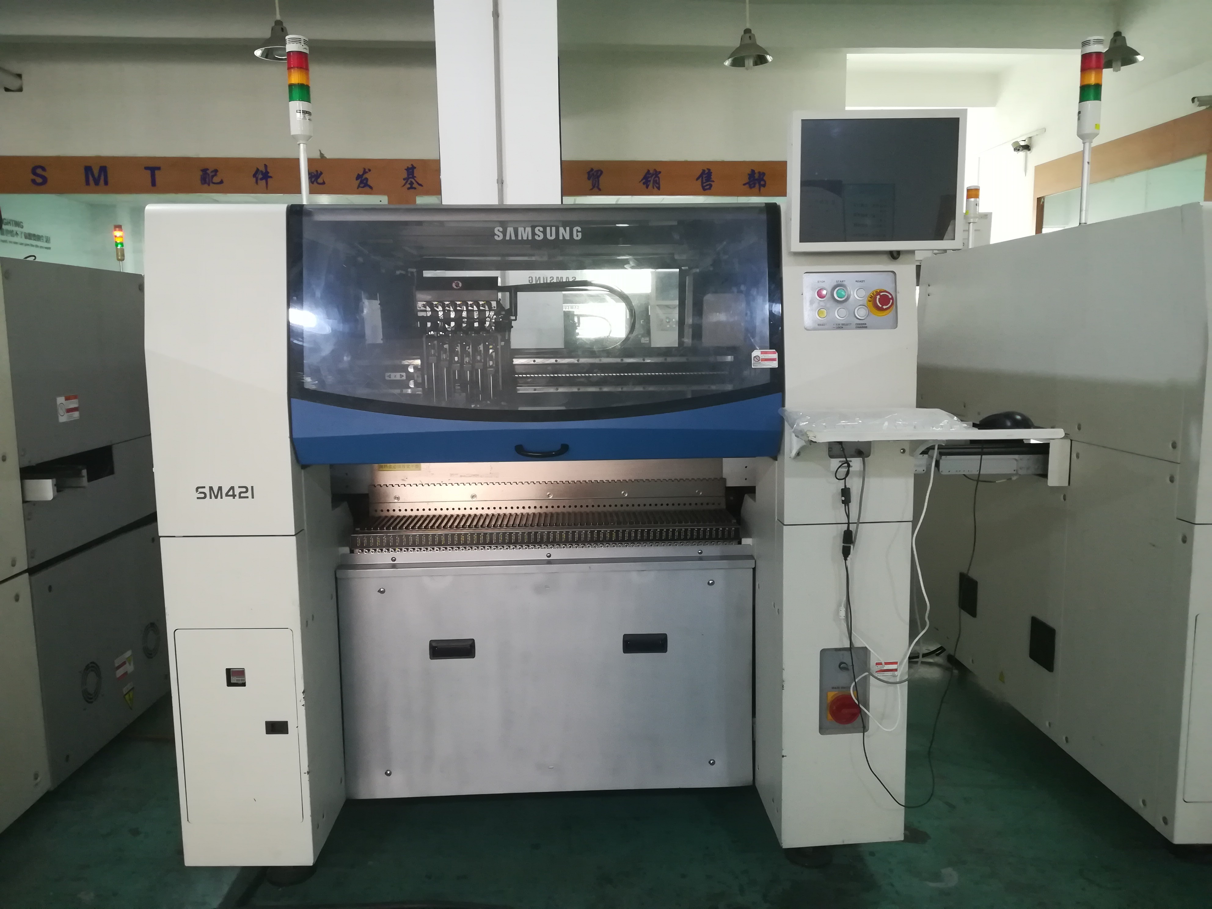 Second Hand Samsung SMT Machine HANWHA SM421 SMT Pick And Place Machine