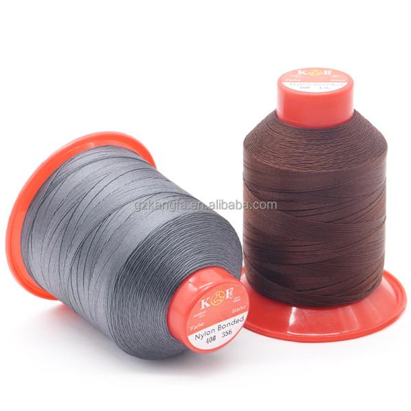 Knitting High Tenacity Nylon 210d/3 Nylon Bonded Thread 66 Bonded Sewing Thread