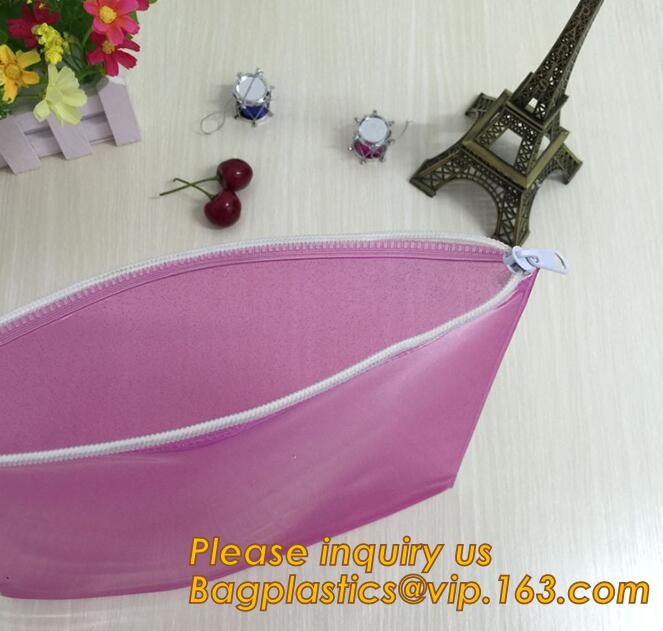 Plastic Bag OEM Custom PVC Loop Handle Image Printed Plastic Shopping Bag,Promotional Clear Waterproof Plastic Cosmetic