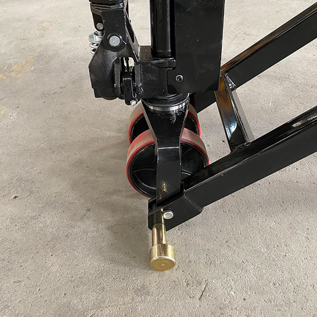 Lifting Height 800mm Pallet Truck Scissor Lift Steel Fork Length 1150mm