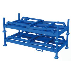 Collapsible Portable Stacking Racks Pallet Frames For Tire Storage