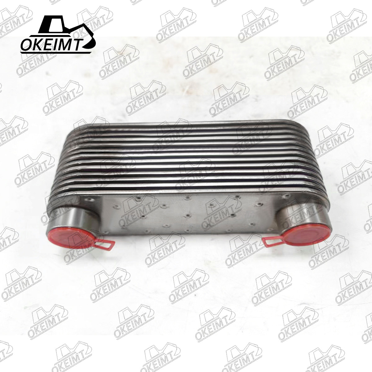 Excavator Engine D7D - 13P Oil Cooler Core For VOLVO Machinery