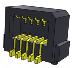 Side Entry SMT Board To Board Connector Pitch 0.80mm 10-60Pin UL94V0 PA69T