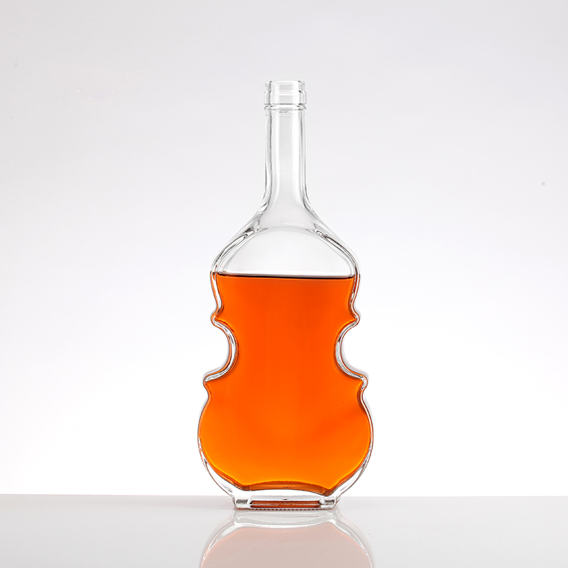 Hot Stamping Glass Bottle for Vodka Whisky Liquor Customize Cap and Surface Handling