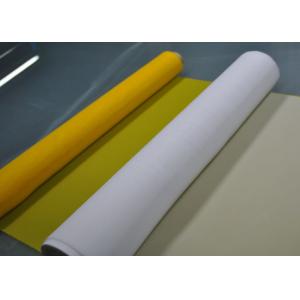 White / Yellow 61T Polyester Screen Mesh For Printed Circuit Boards Printing