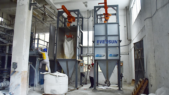 Pellet Flour Plastic Resin Particle Granule Powder Bulk Bag Discharger Unloader