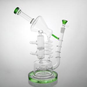  Huge Recycler Water Bong , 13&quot; Bongs Birdcage Big Water Pipes 14mm Bowl Manufactures