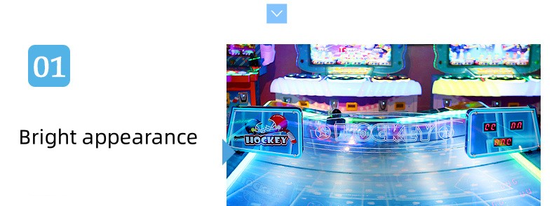 US PLUG 220V Arcade Air Hockey Table for Shopping Mall Entertainment