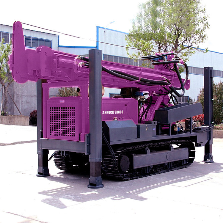 Crawler Water Drilling Machine for Deep Water Well Drilling Equipment 6300×2300×2650mm