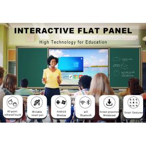 4k Interactive Whiteboard Multi Touchscreen Electronic Interactive Touch Panel