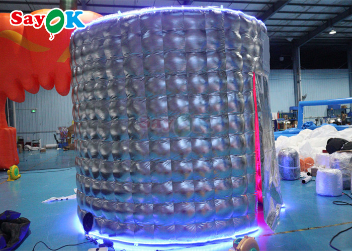 Circular Backdrop 360 Photo Booth Enclosure Inflatable 3x2.7mH