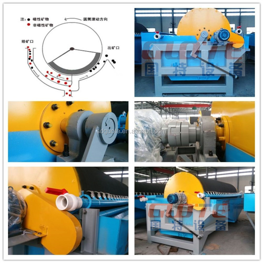 Coal Preparation Plant Wet Separator Magnet Iron Tin Ore Magnetic Separation Machine