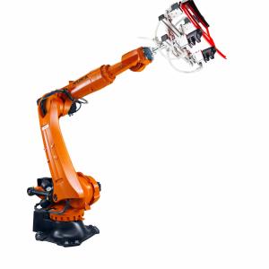  Robot Manipulator Palletizer KUKA KR120 R3100 Industrial Robot Arm With Customized Gripper Manufactures