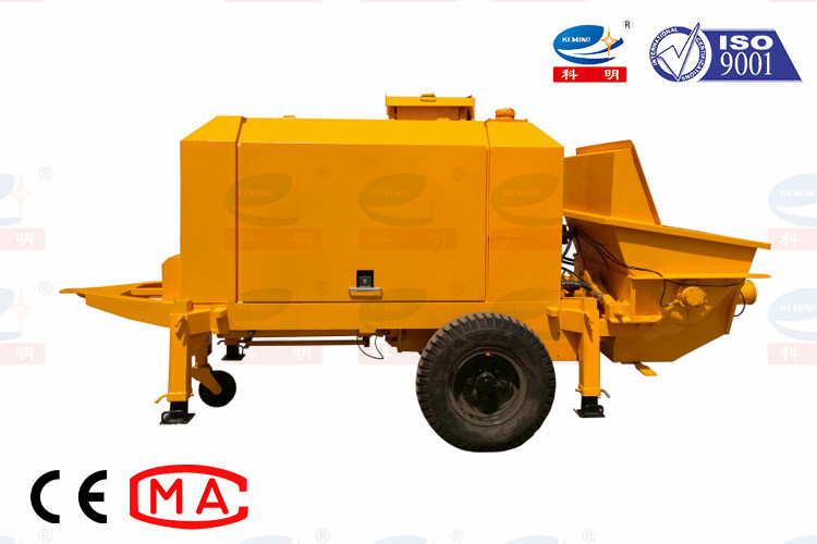 Portable Small Concrete Pump Diesel Driven Environmental Flexible Movement