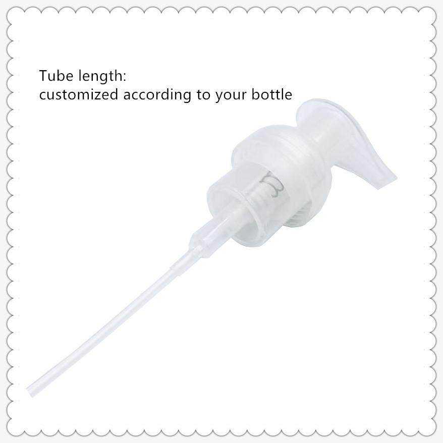 Transparent 40mm Foaming Soap Pumps Harmless Eco Friendly Safe To Use
