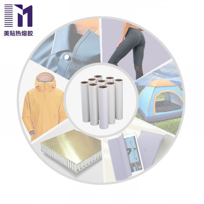 Seamless Bra Bonding Process Hot Melt Adhesive Films Jelly Glue Coiled