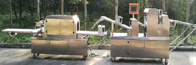 Automatic 3600pcs/Hour PLC Grain Product Making Machines With PTFE Belt