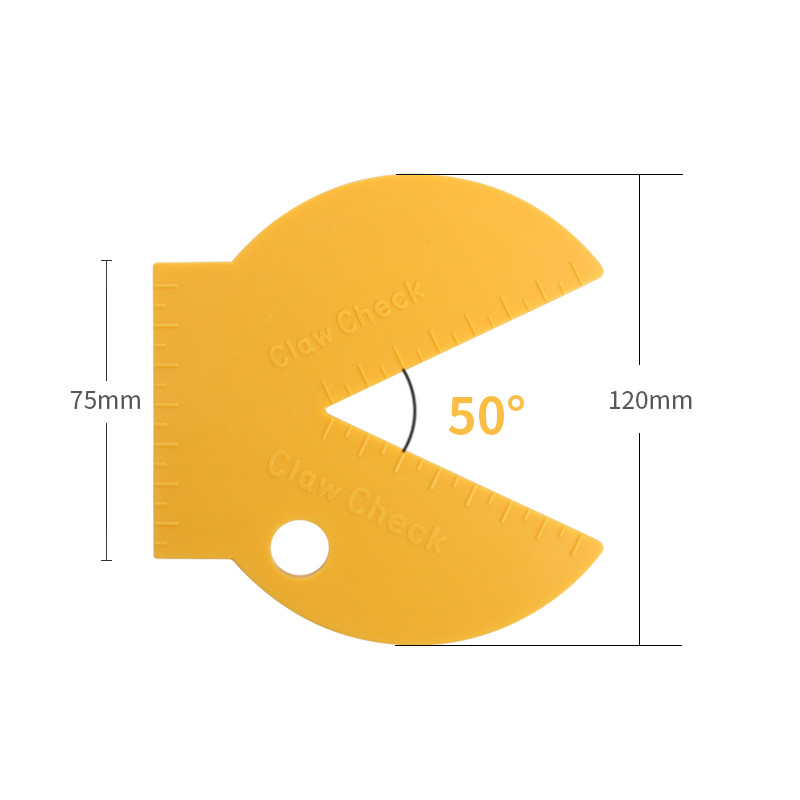48G Engineering Plastic Cow Hoof Measuring Gauge For Hoof Trimming Measuring