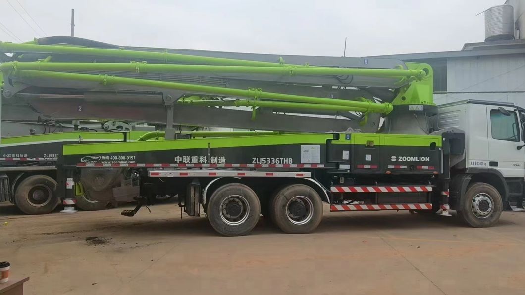 Good Condition Zoomlion 47m Used Concrete Pump with Benz Chassis Construction Machinery