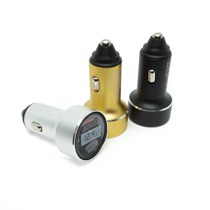 2 In 1 Dual Port Car Charger 30W PD QC3.0 For Smart Phone