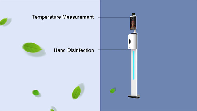 Face Recognition Non Touch Digital Thermometer Infrared Temperature Gun