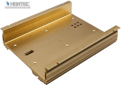 Silvery Anodizing Aluminum Driver Cover Extruded Enclosures For Electronics