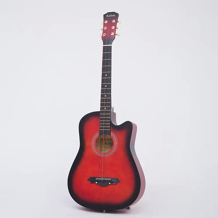 38 Inch Wood Guitar With Case and Accessories for Kids/Boys/Girls/Teens/Beginners (Black)