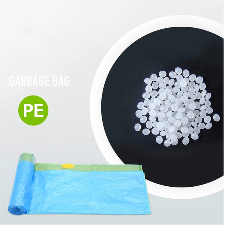 Transparent Drawstring Garbage Bags Flat Type Compostable Cornstarch Material