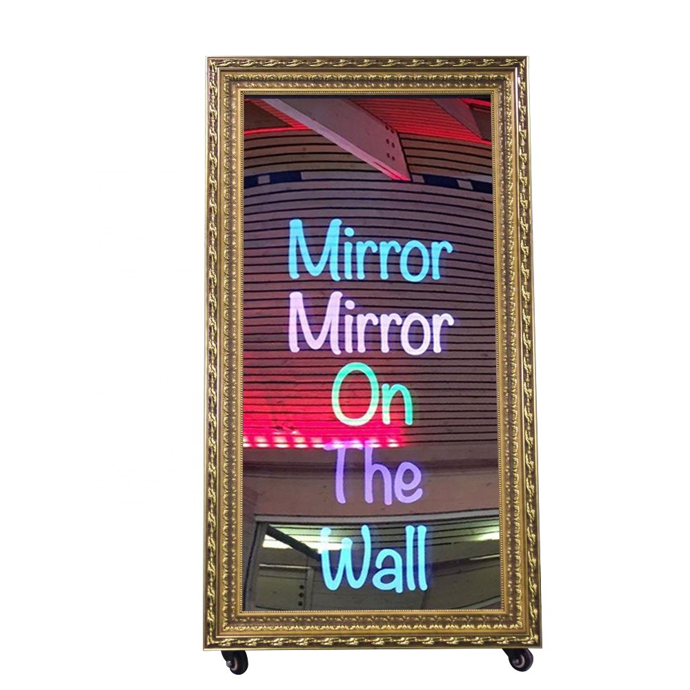 62" Touch Screen Mirror Photobooth Party Event Wedding Magic Selfie Machine Kiosk