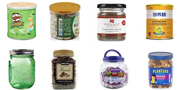 30 Jars / Min Automatic Plastic Glass Jar Packing Machine For Candy Snack