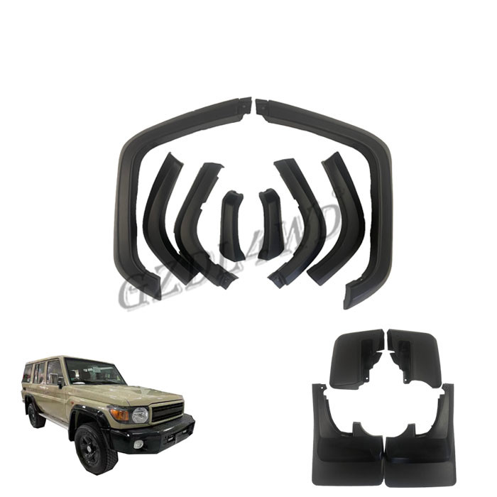 Fender Flare 4x4 Mud Flaps For LC76 SUV Car Inner Fender Mudguard