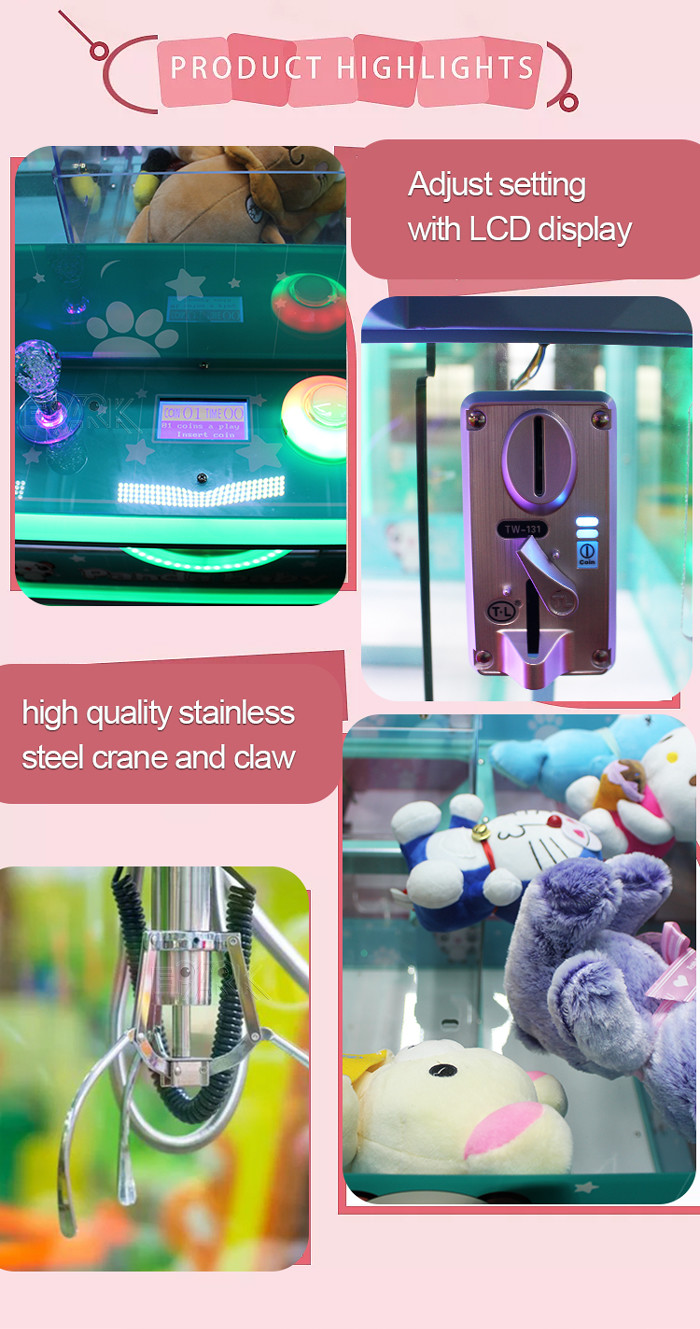 Cute Bears Coin Operated Vending Machine For Gift Shop Game Center